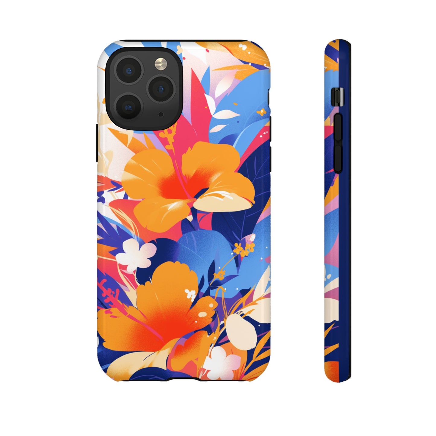 Vintage Abstract Flowers iPhone Case / Samsung Case