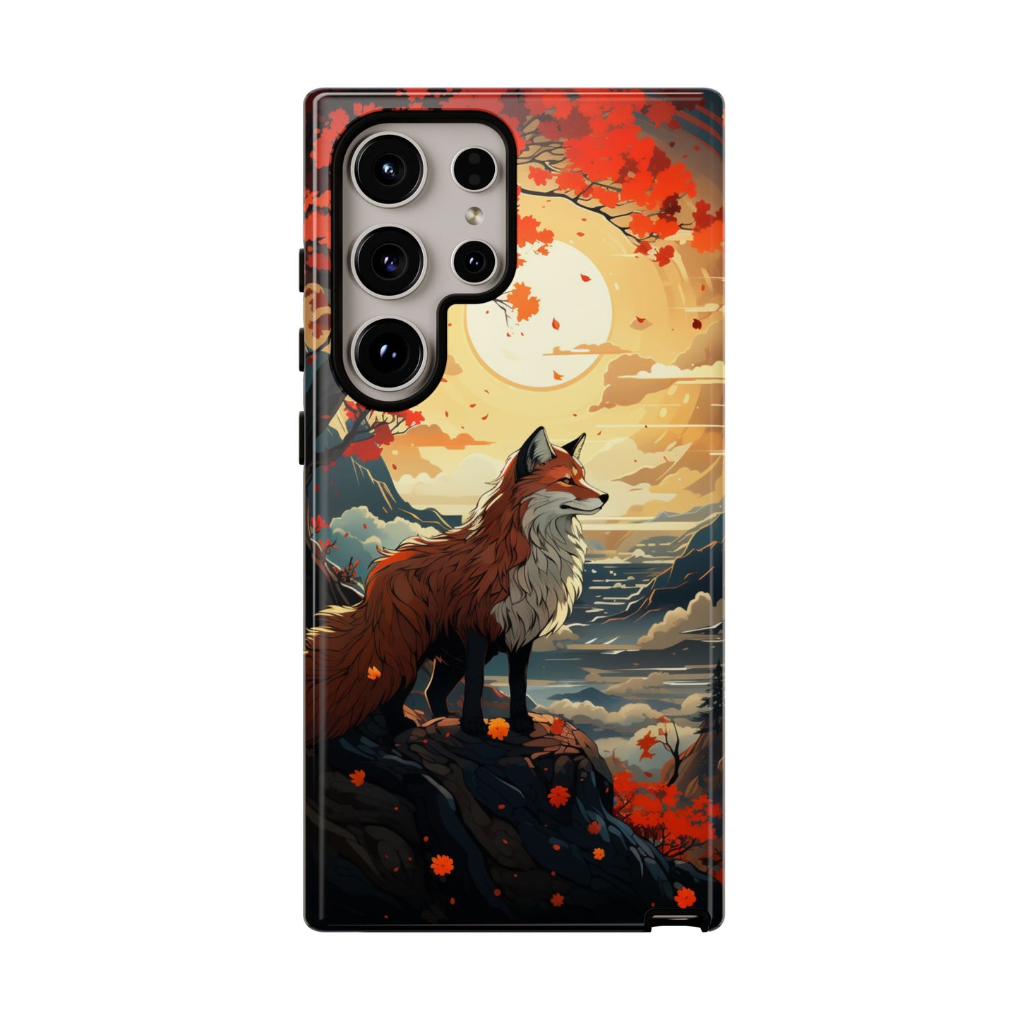 Japanese Wolf Aesthetic Phone Case