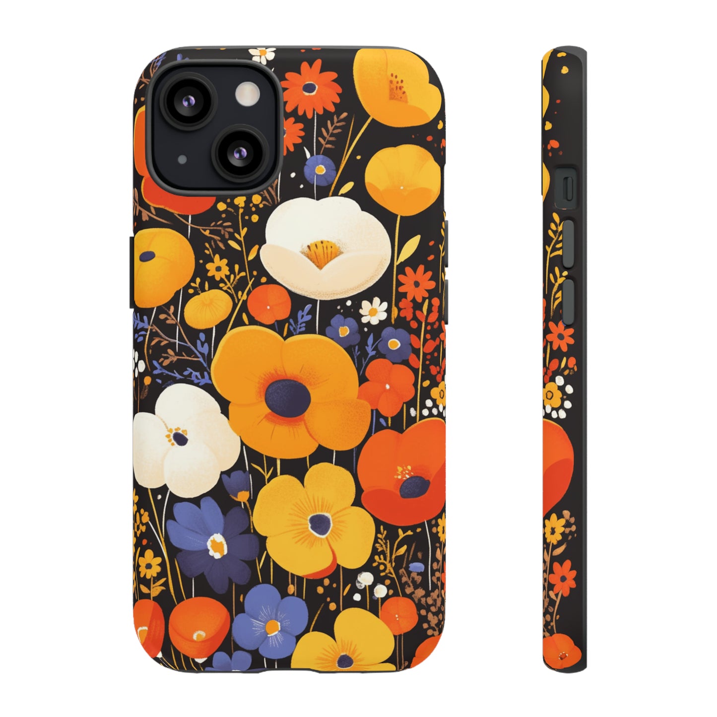 Retro Chaos, Wildflower iPhone Case / Samsung Case, Gift for Floral Lovers, Gift for Her