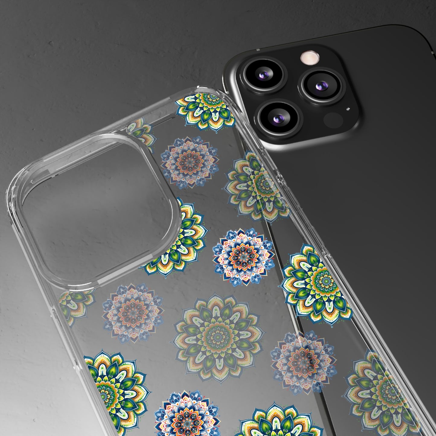 Lime Mandala Pattern | Clear iPhone Case / Samsung Case