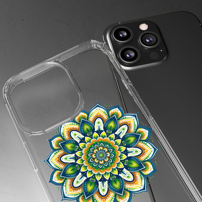 Lime Mandala | Clear iPhone Case / Samsung Case