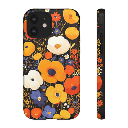 Retro Chaos, Wildflower iPhone Case / Samsung Case, Gift for Floral Lovers, Gift for Her