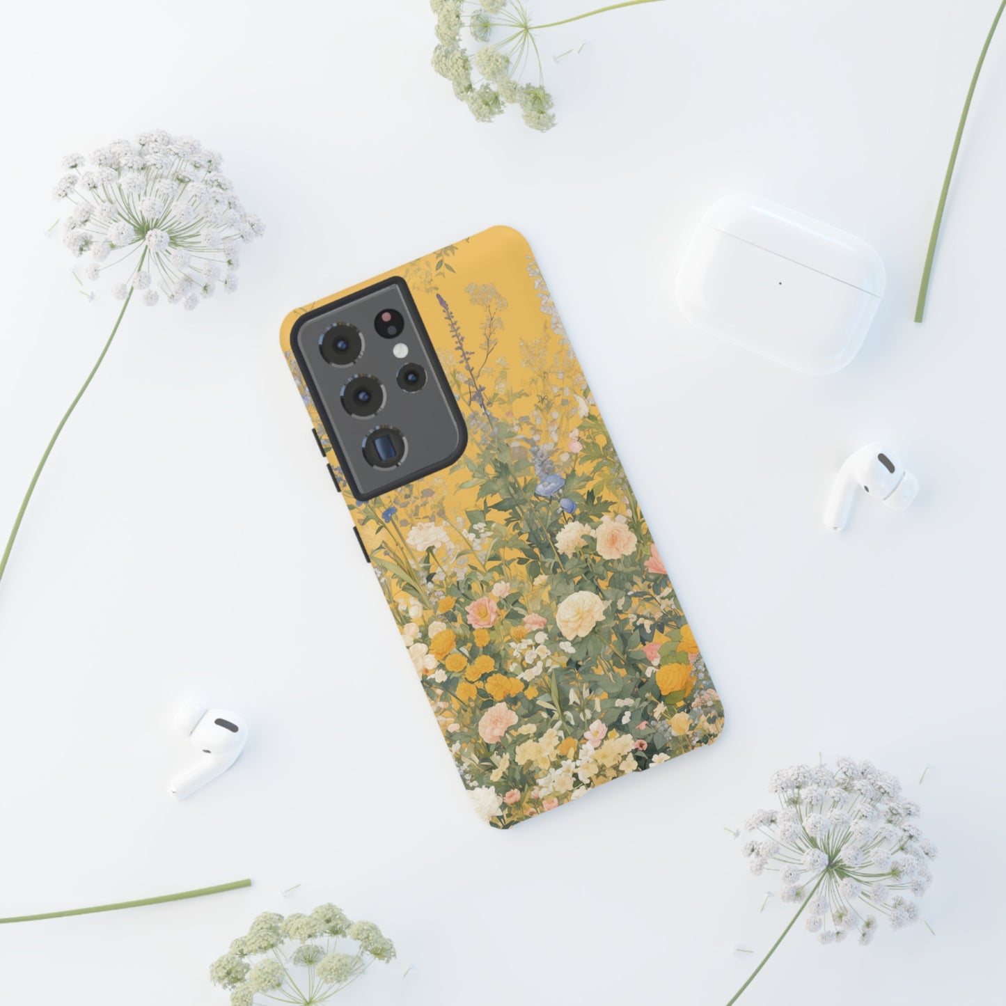 Tall Floral 1970's iPhone Case / Samsung Case