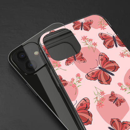 Red Butterflies | Clear iPhone Case / Samsung Case