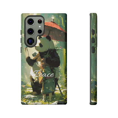 Japanese Aesthetic Vintage Panda iPhone Case / Samsung Case | "Peace"