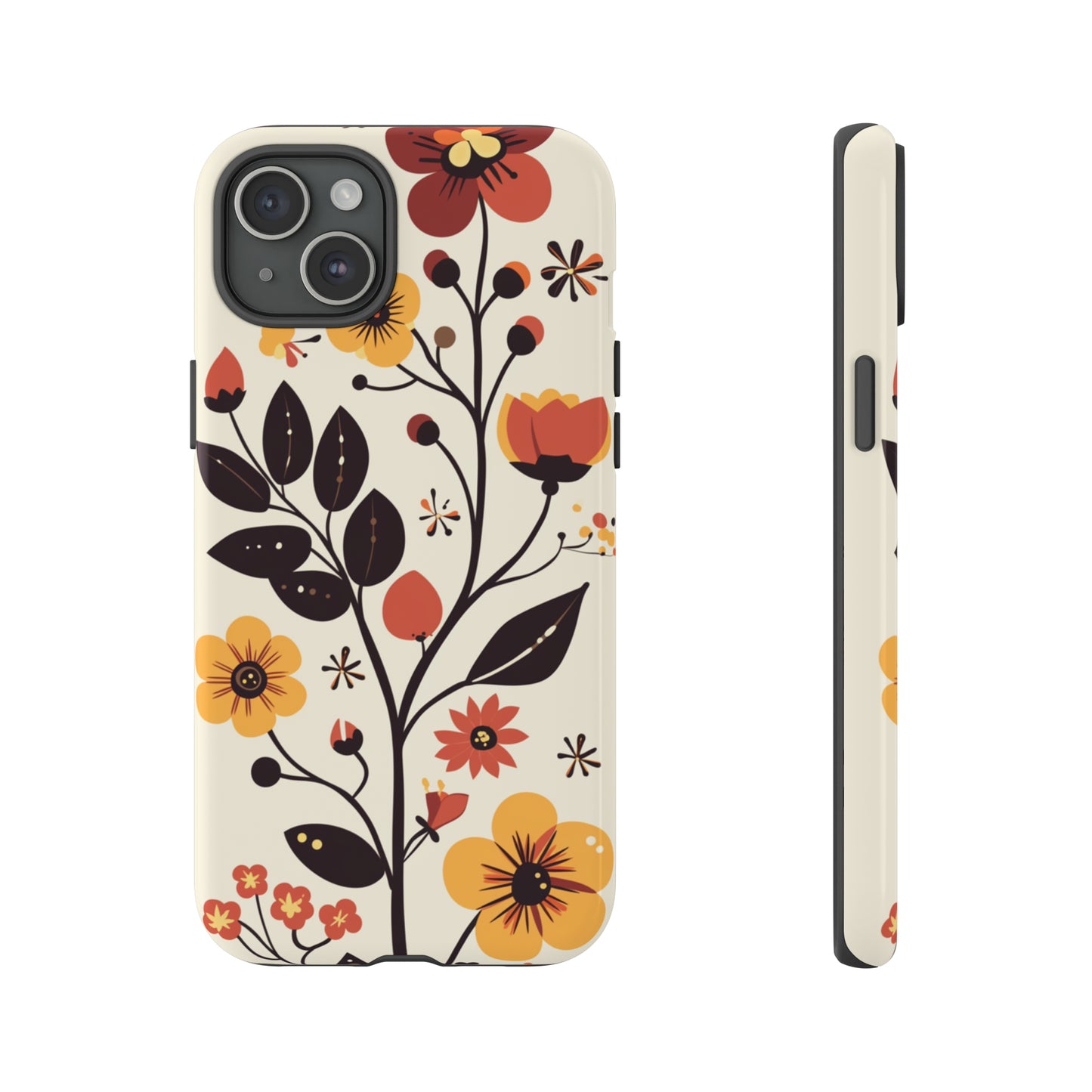 Vector Floral Vines iPhone Case