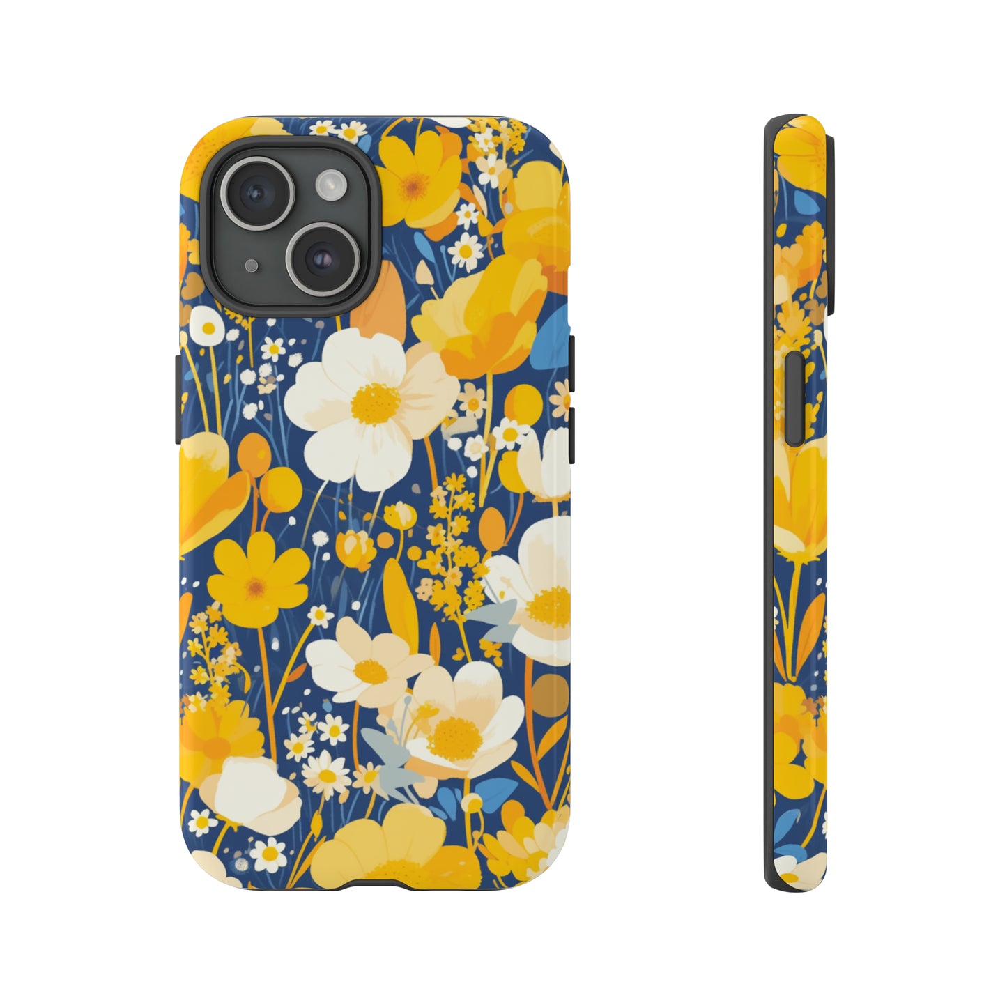 Wildflower Abstract Retro 70s iPhone Case / Samsung Case