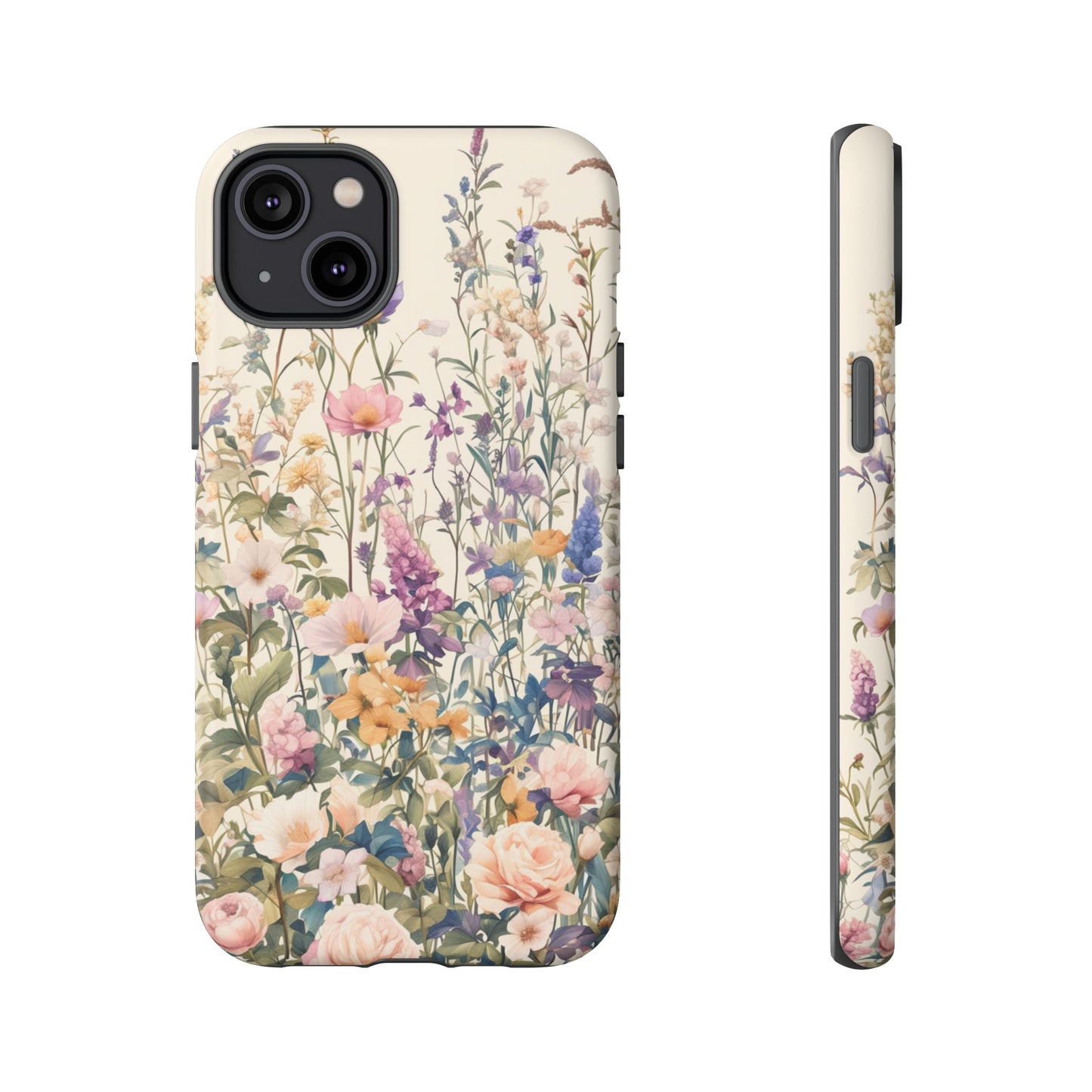 Tall Vintage Wildflowers iPhone Case / Samsung Case