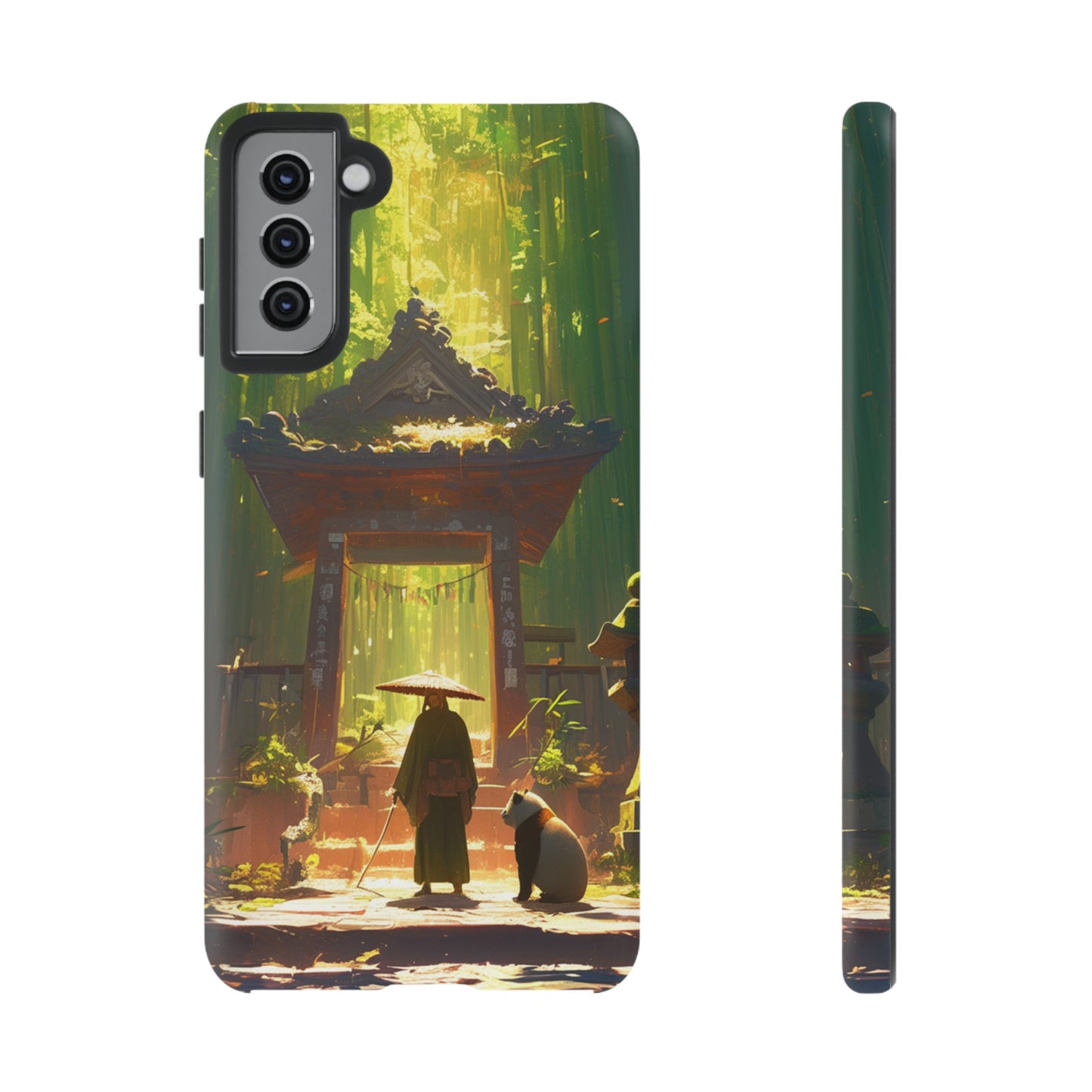 Vintage Japanese PandaTemple Aesthetic iPhone Case, iPhone 15 Pro Max 14 13 12 11 Mini, Samsung Galaxy S23 S22, Google Pixel 7 6 Pro