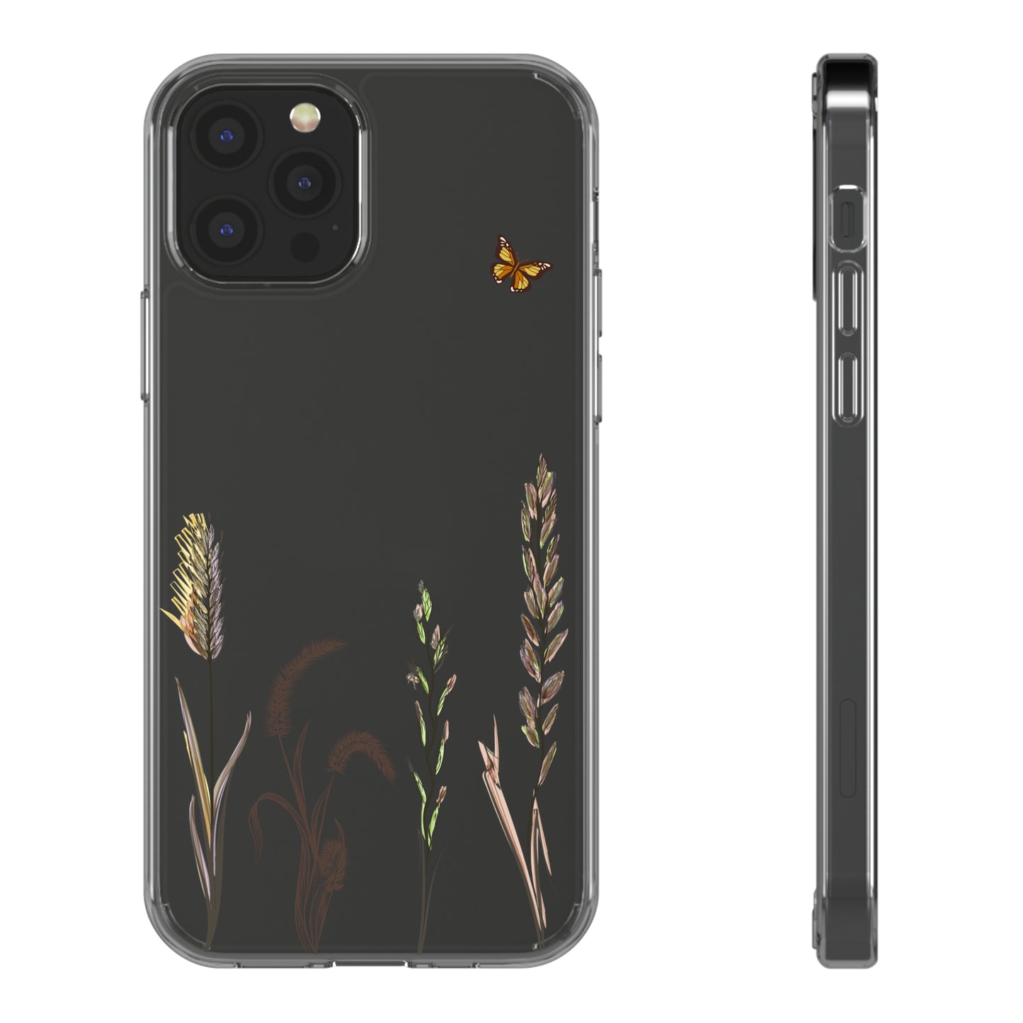 Clear Wildflowers | Clear iPhone Case / Samsung Case