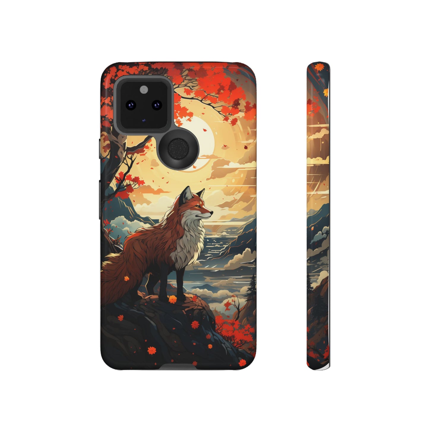 Japanese Wolf Aesthetic Phone Case