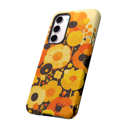 Retro Floral Pattern Illustrations iPhone Case / Samsung Case, Gift for Floral Lovers, Gift for Her