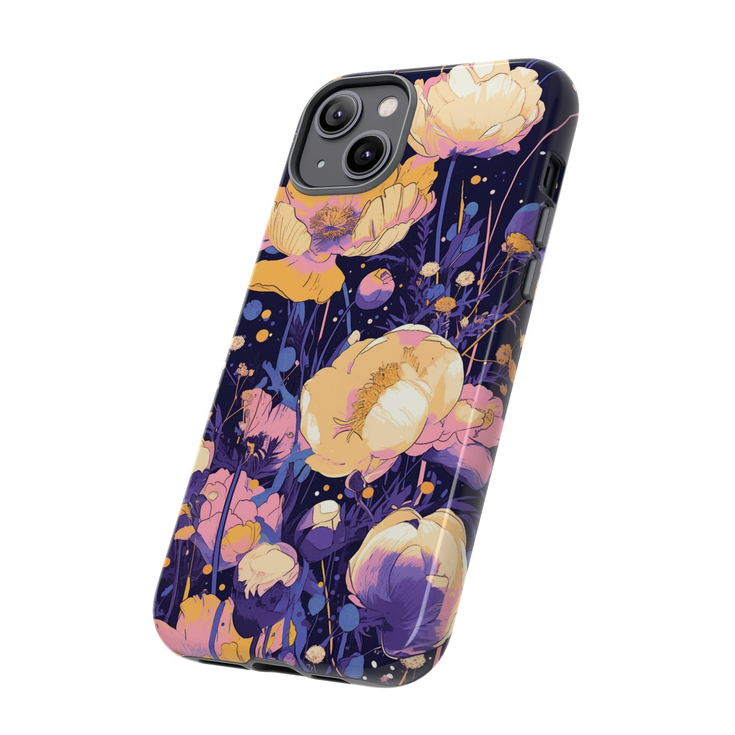 Night Cotton Flowers iPhone Case / Samsung Case