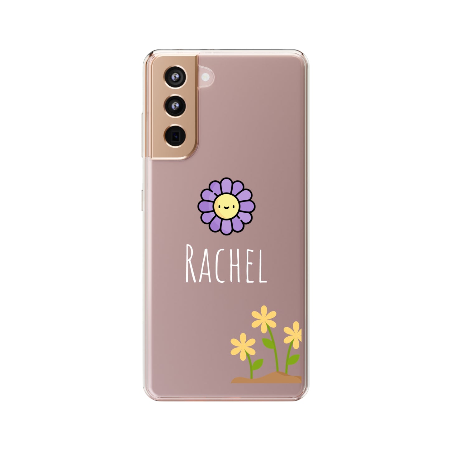 Cute Custom Flower | Clear iPhone Case / Samsung Case