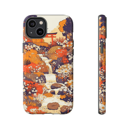 Rising Mountains & Rapid Rivers, Wildflower iPhone Case