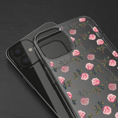 Pink Flower Pattern | Clear iPhone Case / Samsung Case