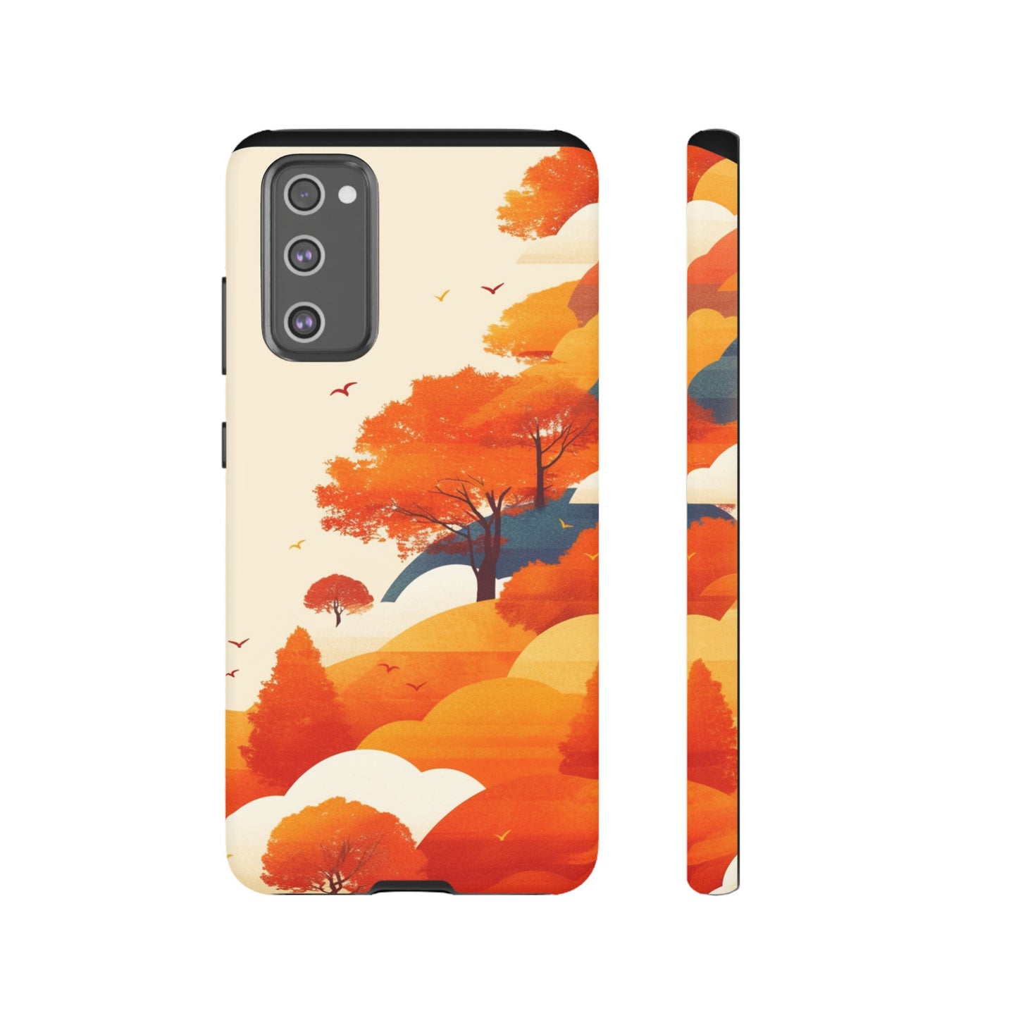 Orange Retro Landscape iPhone Case / Samsung Case