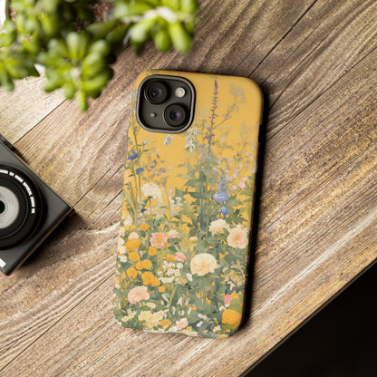 Tall Floral 1970's iPhone Case / Samsung Case