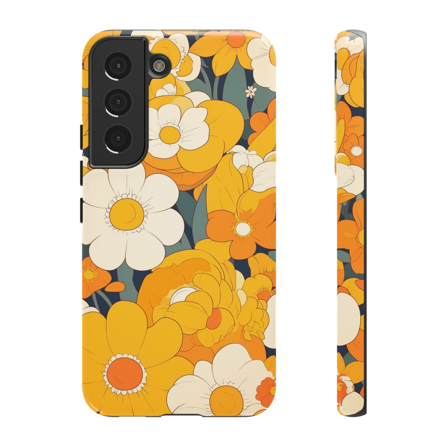 Retro Floral Art iPhone Case / Samsung Case