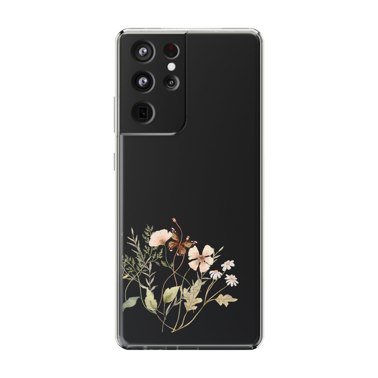 Gentle Wildflowers | Clear iPhone Case / Samsung Case