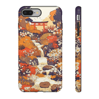 Rising Mountains & Rapid Rivers, Wildflower iPhone Case