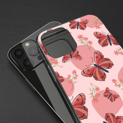 Red Butterflies | Clear iPhone Case / Samsung Case