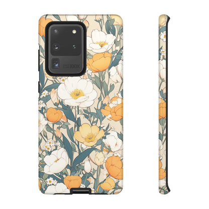 Tall White Flowers iPhone Case / Samsung Case