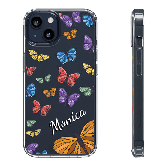 Spring Butterflies | Clear iPhone Case / Samsung Case