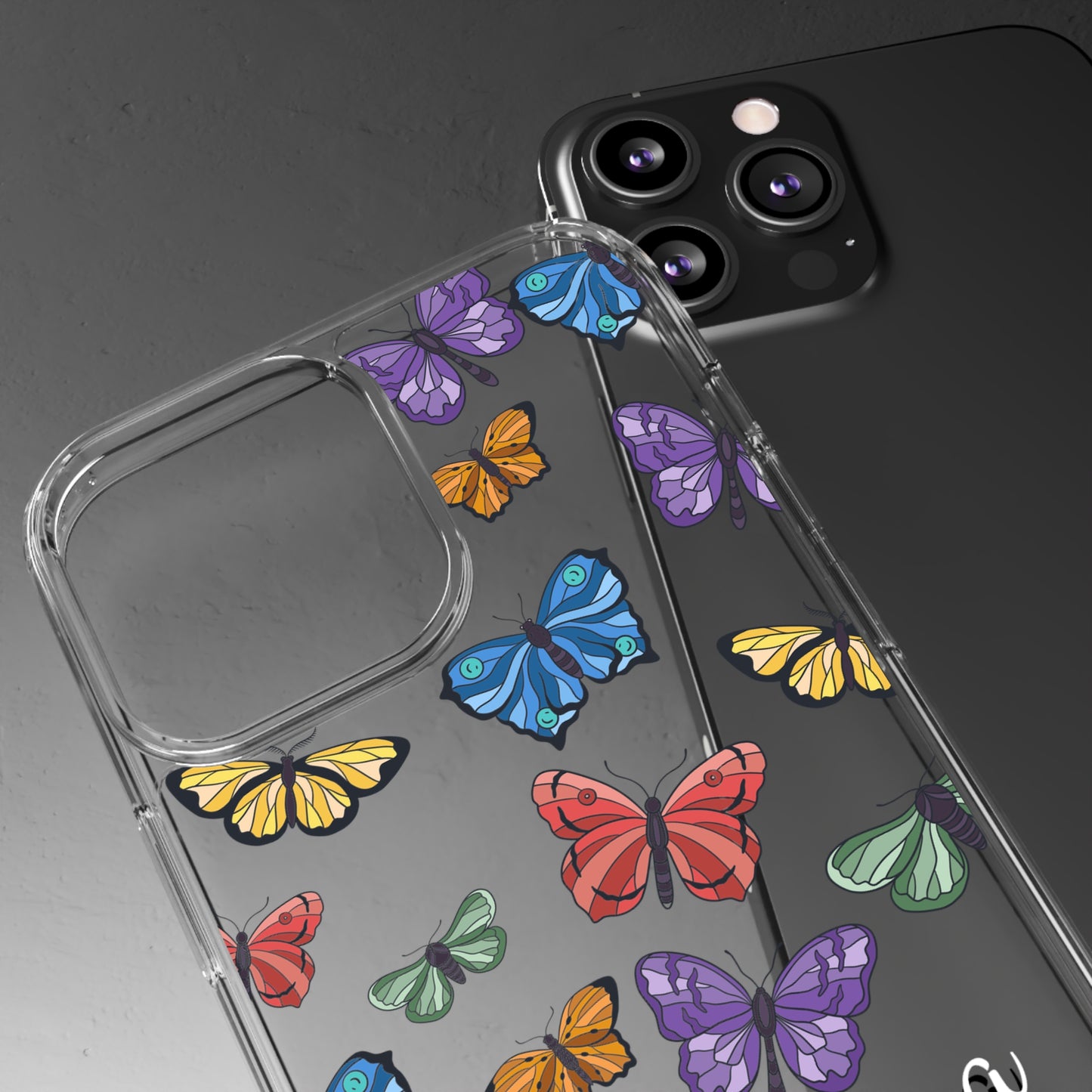 Spring Butterflies | Clear iPhone Case / Samsung Case