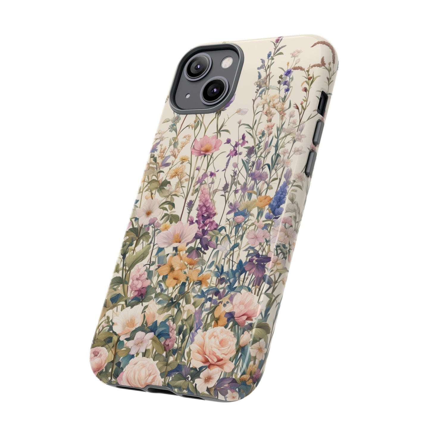 Tall Vintage Wildflowers iPhone Case / Samsung Case