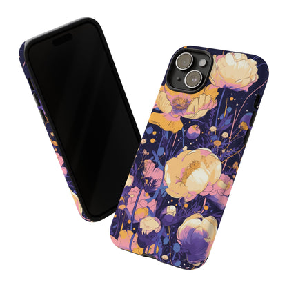 Night Cotton Flowers iPhone Case / Samsung Case