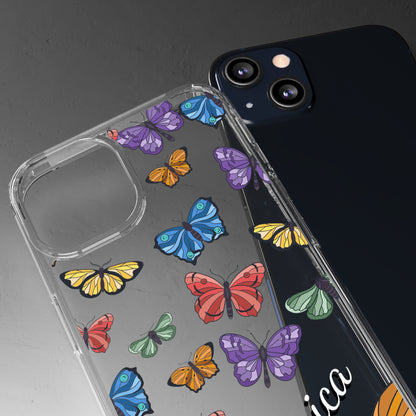 Spring Butterflies | Clear iPhone Case / Samsung Case