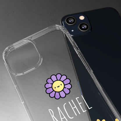 Cute Custom Flower | Clear iPhone Case / Samsung Case