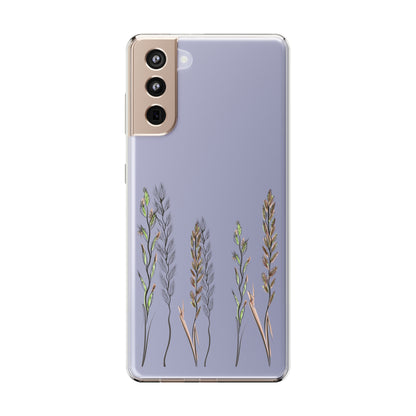 Dried Wildflowers | Clear iPhone Case / Samsung Case