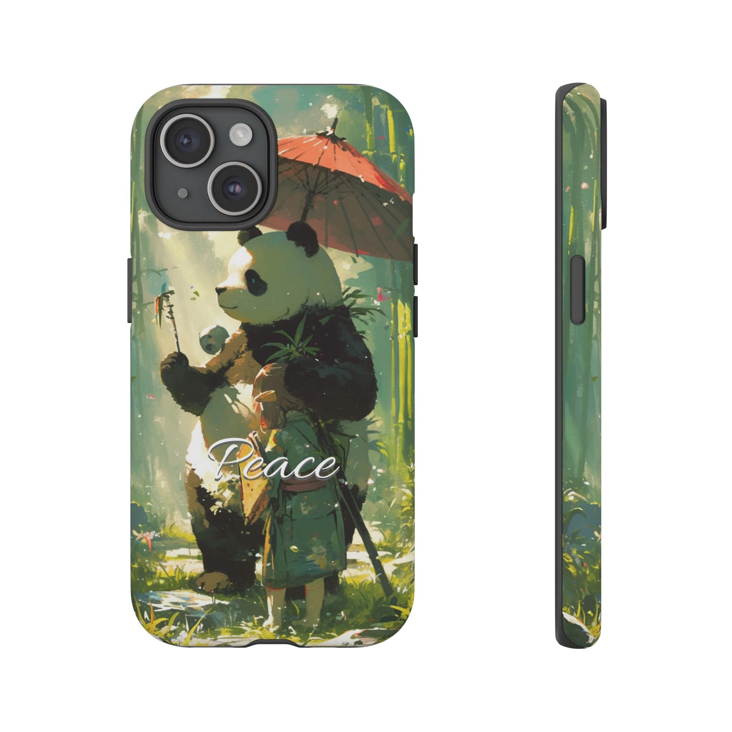 Japanese Aesthetic Vintage Panda iPhone Case / Samsung Case | "Peace"