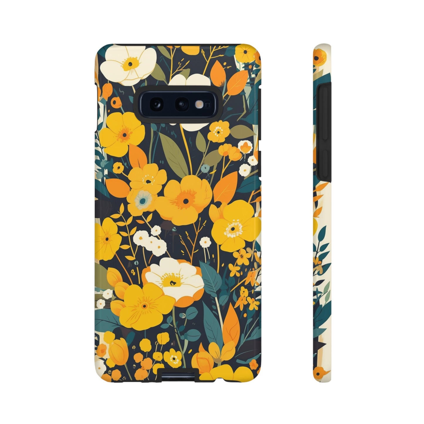 Retro Yellow Flowers iPhone Case / Samsung Case