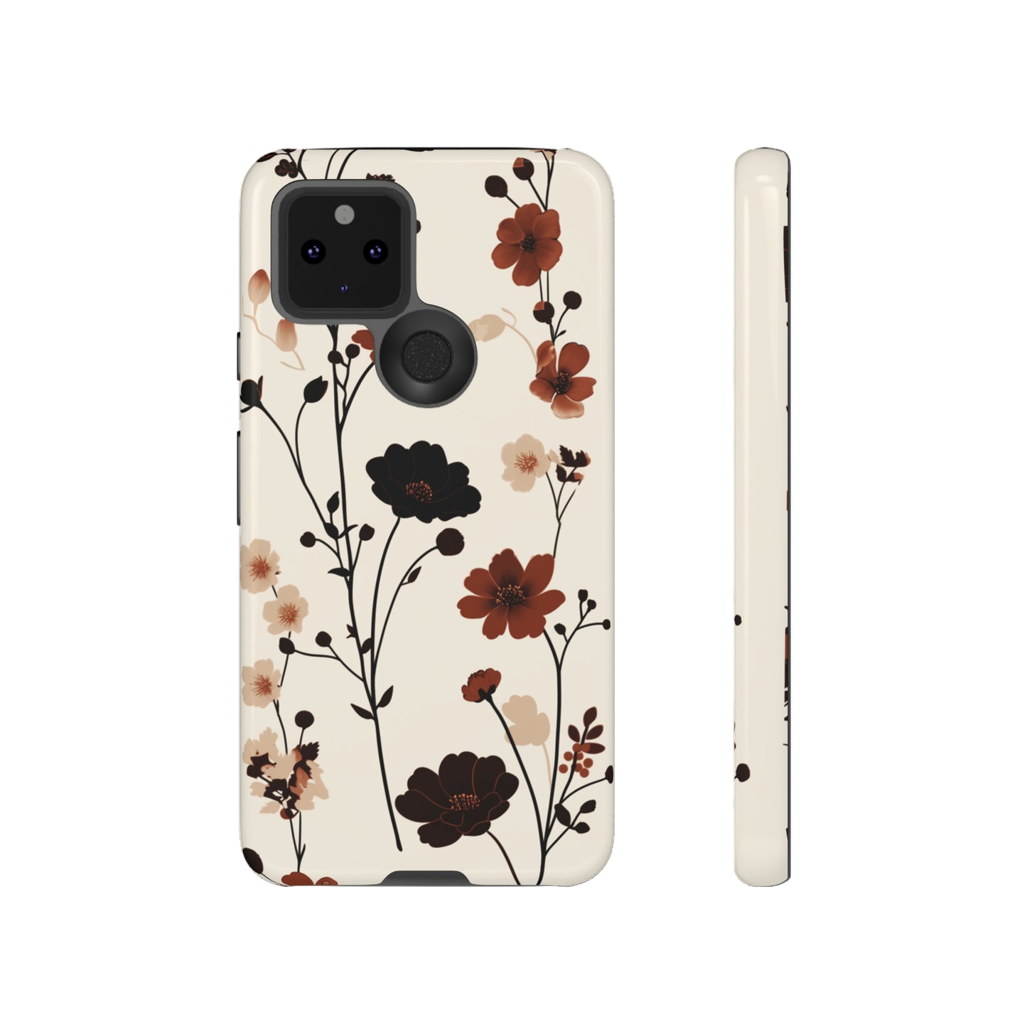 Minimalistic Tall Wildflowers iPhone Case