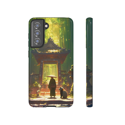 Vintage Japanese PandaTemple Aesthetic iPhone Case, iPhone 15 Pro Max 14 13 12 11 Mini, Samsung Galaxy S23 S22, Google Pixel 7 6 Pro