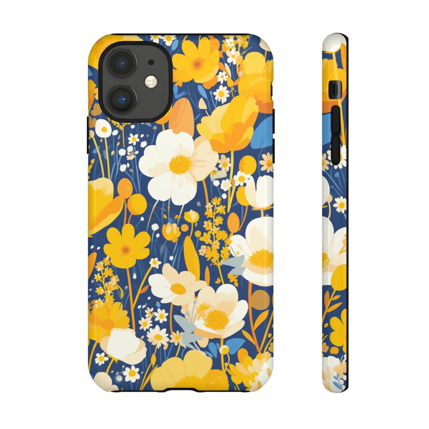 Wildflower Abstract Retro 70s iPhone Case / Samsung Case