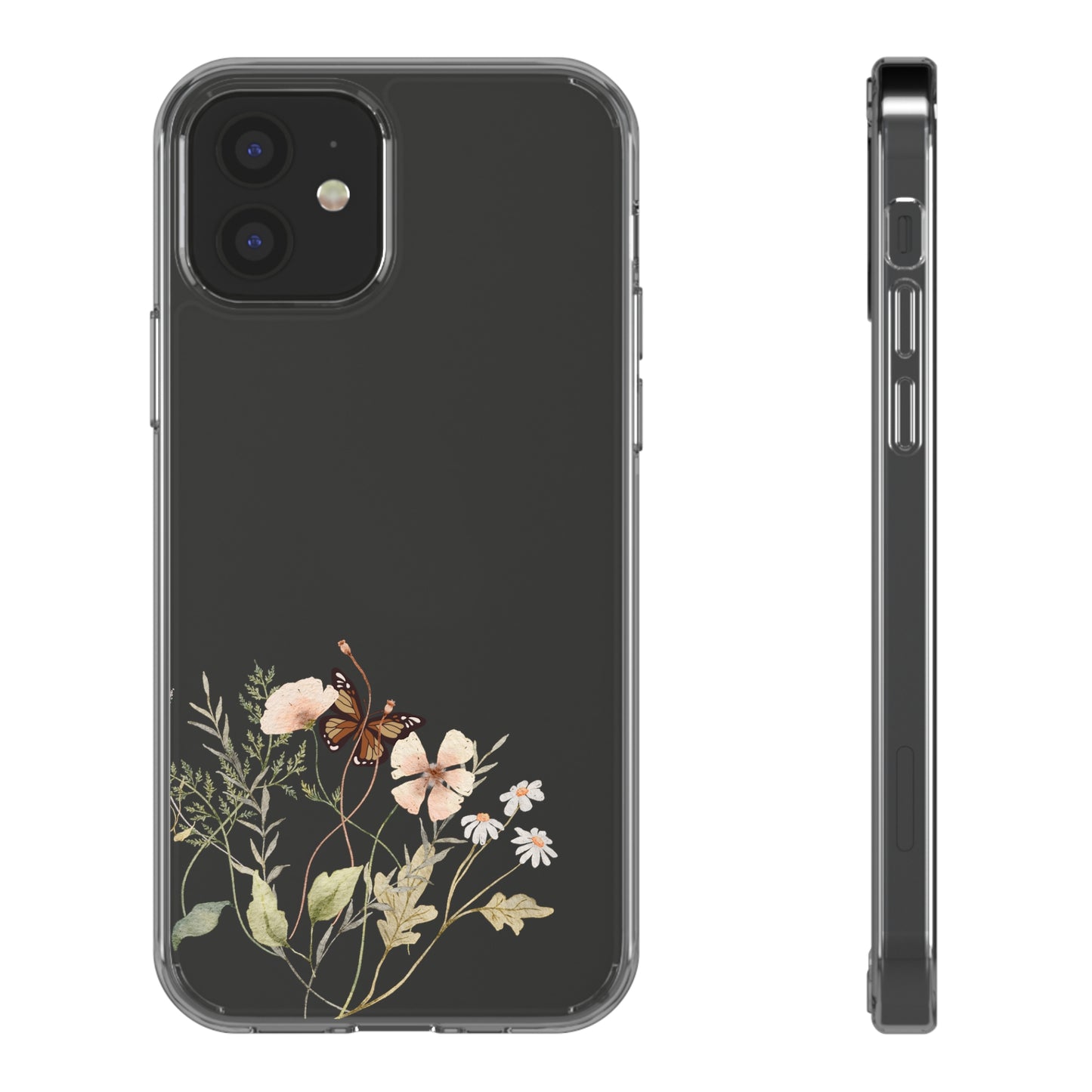 Gentle Wildflowers | Clear iPhone Case / Samsung Case