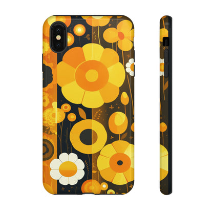 Floral Lines Retro iPhone Case / Samsung Case