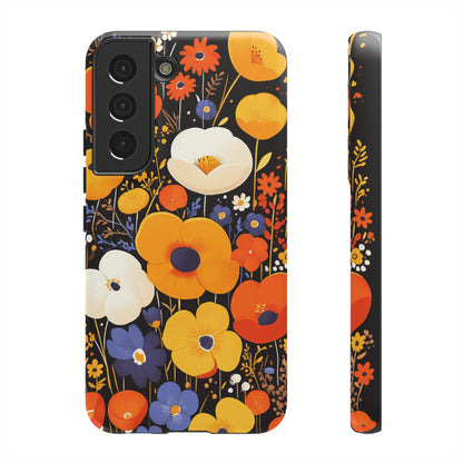 Retro Chaos, Wildflower iPhone Case / Samsung Case, Gift for Floral Lovers, Gift for Her