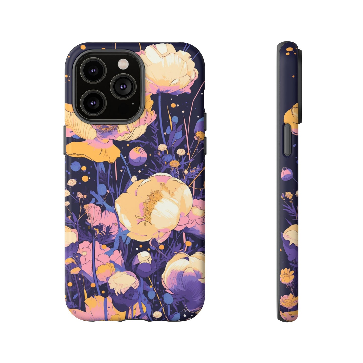 Night Cotton Flowers iPhone Case / Samsung Case