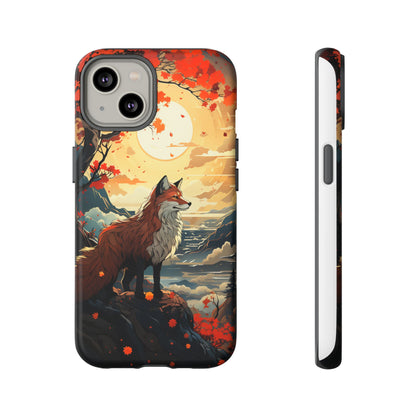 Japanese Wolf Aesthetic Phone Case