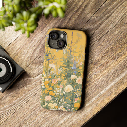 Tall Floral 1970's iPhone Case / Samsung Case