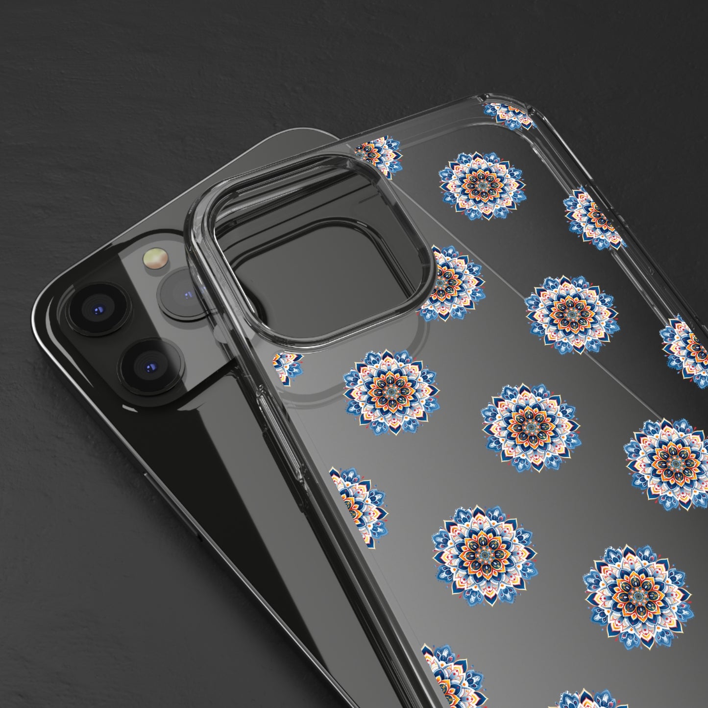 Wave Mandala | Clear iPhone Case / Samsung Case