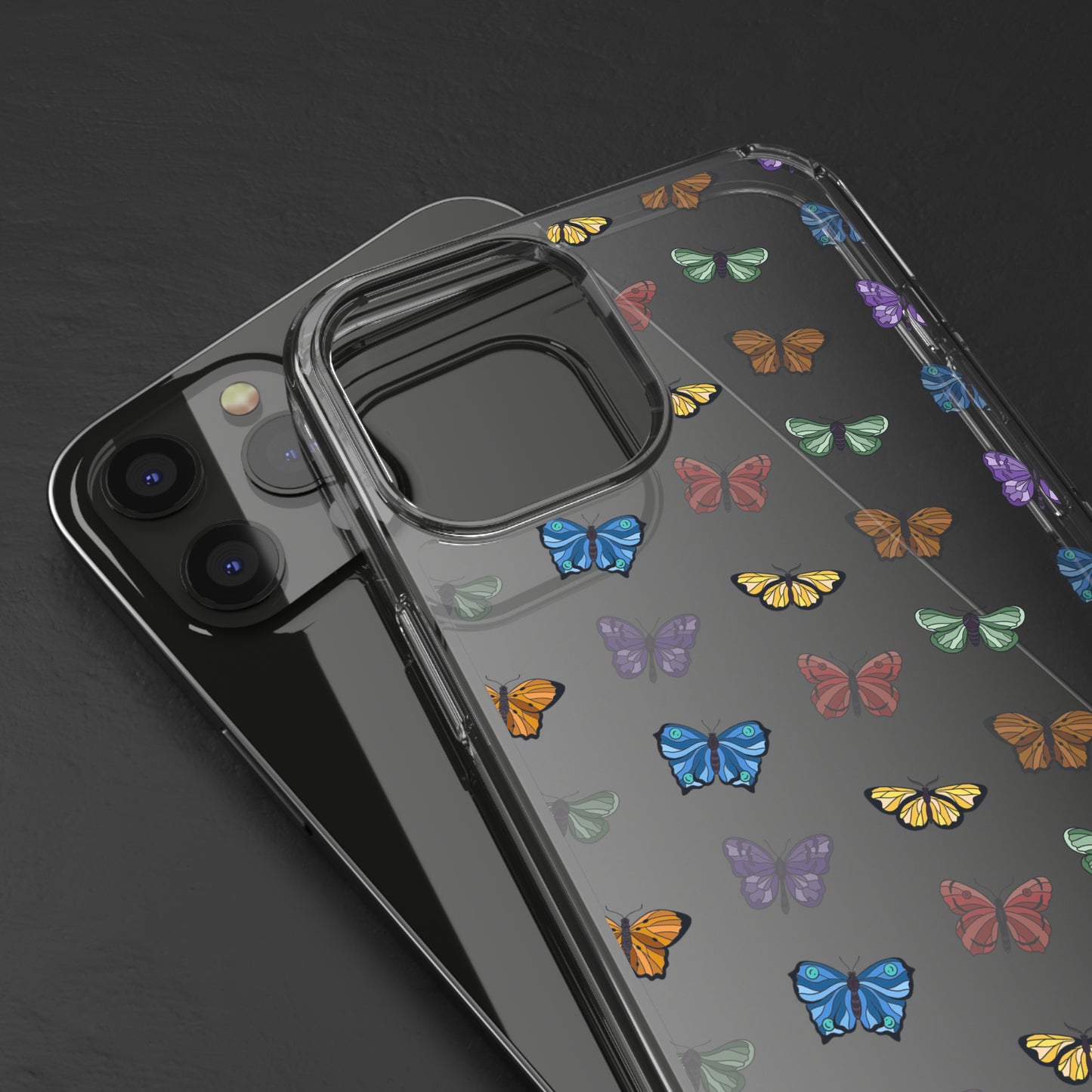 Colorful Butterflies | Clear iPhone Case / Samsung Case