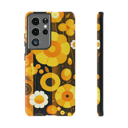 Floral Lines Retro iPhone Case / Samsung Case