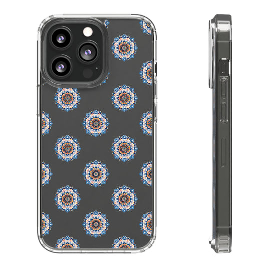 Wave Mandala | Clear iPhone Case / Samsung Case