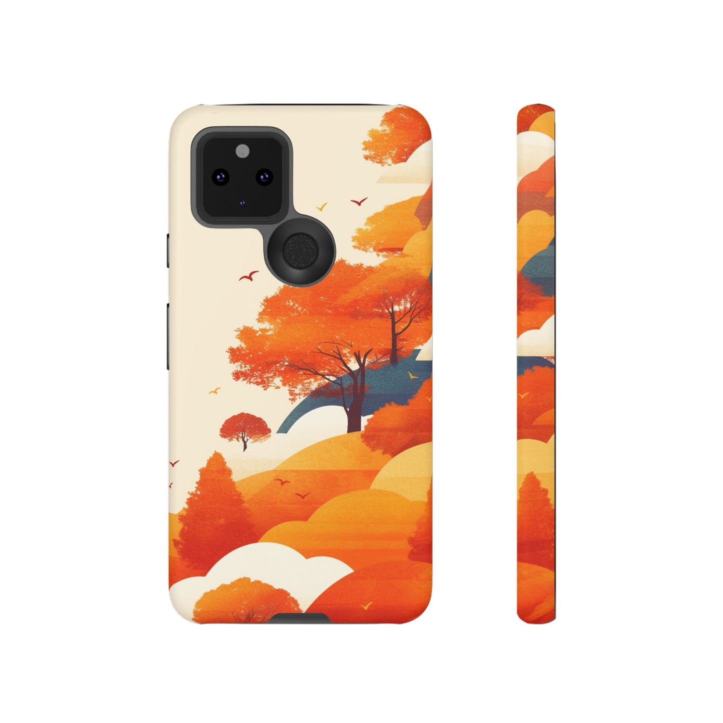 Orange Retro Landscape iPhone Case / Samsung Case